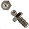 1 Stück LOXX® Unterteil Schraube mit metrischem Gewinde M5 x 10 mm - Vernickelt
