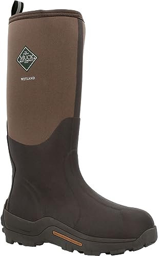 Muck Boots Unisex Wetland Pull On Waterproof Wellington Boot, Brown, 5