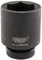 Draper Expert 5155 50mm 1-inch Square Drive Hi-Torq 6-Point Deep Impact Socket, Black
