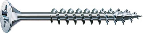 SPAX Universalschraube, 3,5 x 30 mm, 1000 Stück, Kreuzschlitz Z2, Senkkopf, Teilgewinde, 4CUT, WIROX A3J, 0291010350305