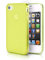 doupi PerfectFit Schutzhülle für iPhone 4 / 4S, Staubschutz eingebaut mit Staubstöpseln Matt Clear Design TPU Schutz Hülle Silikon Schale Bumper Case Schutzhülle Cover, gelb