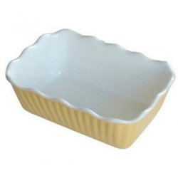 Tulip Deli Bistro SAN Crock Salad Bowl Party Serving Dish Food Display Plate (5.4 Litres, Yellow)