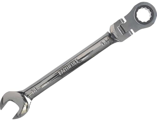 Faithfull SPARAT14 Flex Head Ratchet Combination Spanner