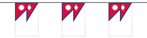 Fahnenkette Nepal 6 m Fahne Flagge Flaggenkette