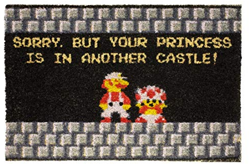 getDigital Fußmatte Your Princess is in Another Castle Türvorleger – Großartiger Fan-Artikel als Türmatte für Zuhause
