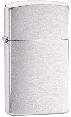 Zippo 1027009 Feuerzeug 1600 Chrome Brushed Slim