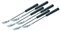 Kuhn Rikon 32039 Fourchette Fondue au Fromage/Viande Synthétique/Acier Inoxydable Argent/Noir 26,5 x 1,5 x 1,5 cm 6 Pièces