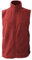Jerzees Colour Fleece Gilet Jacket/Bodywarmer (XS) (Classic Red)