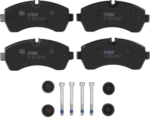 TRW GDB1696 Bremsbelagsatz 4-Teilig für Mercedes-Benz Sprinter 3,5-T Kasten (B906) 2006-2020 Vorderachse und Andere Fahrzeuge | Kompatibel mit: MERCEDES-BENZ SPRINTER 3,5-t Bus, SPRINTER 3,5-t Kasten, SPRINTER 3,5-t Kasten, SPRINTER 3