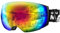 OutdoorMaster Unisex Skibrille PRO Damen Herren mit wechselgläsern, 100% UV-Schutz Schneebrille Skibrille für brillenträger, Anti-Nebel Snowboard Brille Ski Goggles für Jungen und Mädchen
