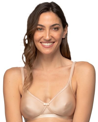 Playtex Reggiseno Senza Stecche Satin Micro Support Donna x1, Skin, 36/4C