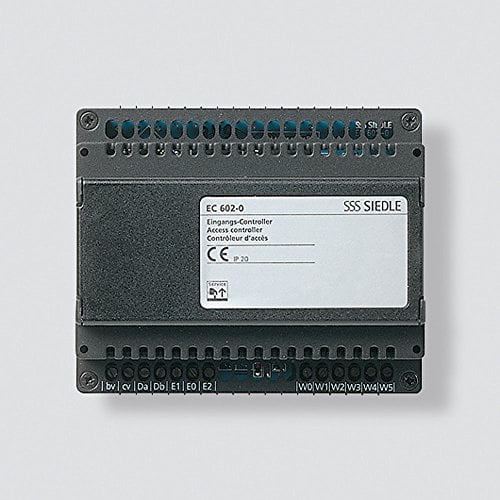 Siedle 4961623 Eingangscontroller Einbau EC 602-03 De, Schwarz