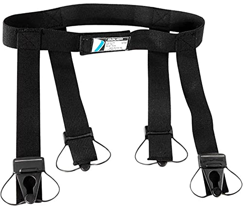Bauer Youth Strumpfgürtel, Schwarz, Größe M