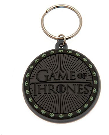 Game of Thrones Offizielles Logo Gummi flexibler Schlüsselanhänger – Strumpffüller