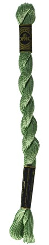 DMC 115 5-368 Pearl Cotton Thread, Light Pistachio Green, Size 5
