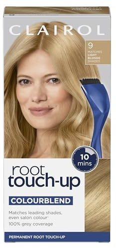 Clairol Root Touch Up Permanent Hair Dye, 9 Light Blonde