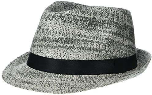 Henschel Hats Herren Fedora Filzhut, grau, L