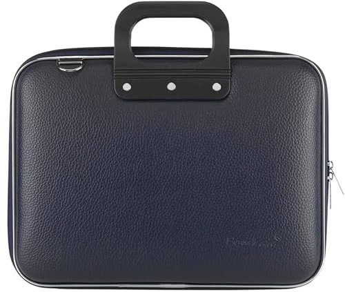 Bombata Classic Aktentasche für 15.6 Zoll Laptop, Marine Blau