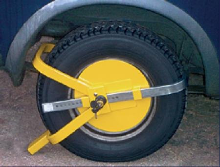 Full face wheel clamp for cars, trailers and caravans Pt no; SWWL