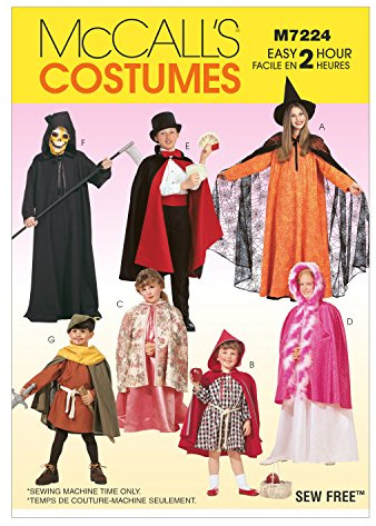 Mccall's Patterns Sizes 2/4/5/6/7/8/10/12 Children's/Boys/Girls Costumes