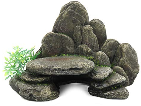 CLASSIC Polyresin Felsvorsprung Fischtank Ornament