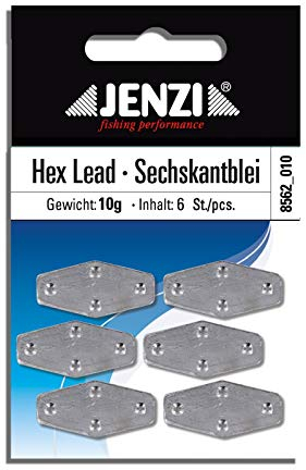 JENZI Sechskantblei, verpackt Anzahl 6 St/SB 10 g