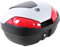 H&B Motorradtopcase Journey Topcase 52 mit Silber lackierter Blende, Unisex, Sommer, Kunststoff