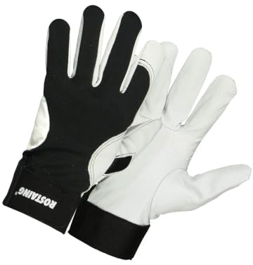 Rostain Contact Handschuhe, Weiß/Schwarz, 32,5 x 11 x 1 cm