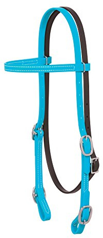 Weaver Leather Unisex-Erwachsene Weaver Leder Brahma Webb Stirnband Halfter Blue Pferd, Hurricane blau, Horse