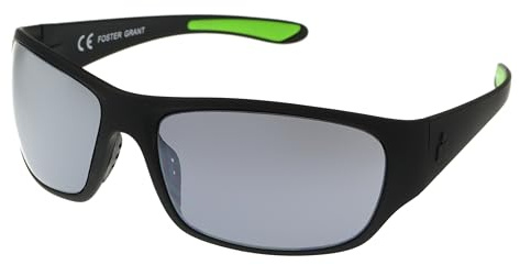 IRONMAN Herren Flex Wrap Sonnenbrille, Mattschwarz gummiert, 62 mm