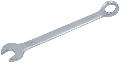 Neilsen CT0183 19mm Combination Open & Ring End Spanner, Satin Finish | 19mm size, Combination spanner design, Satin finish, Open end and ring end, Single spanner