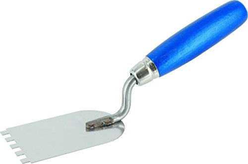 Gipserspachtel Edelstahl gezahnt 60 mm