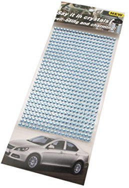 560 Perlen blau 4mm selbstklebend, Dekosteine, Schmucksteine, Kristalle, Karten, viele Farben