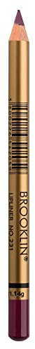 Impala - Brooklin Wasserfester Lipliner | Permanenter Lipliner | Wasserfester Lipliner | Lang haltender Lipliner | Farbe 231 Aubergine Matt