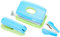 Rapid 5000370 Set heftgerät (F5 plus LoFC10, Entklammerer C2, SB) blau/grün