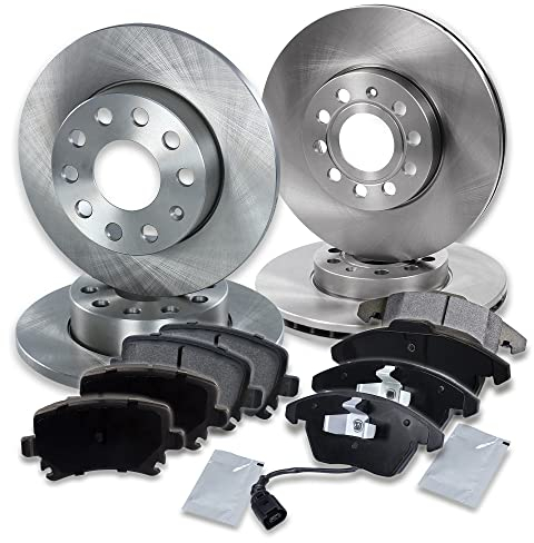 4x Bremsscheibe + Bremsbeläge Bremsklötze vorne + hinten
