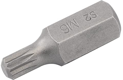 Draper M6 x 30mm Spline 10mm Insert Bit for Mechanic's Bit Sets 33340