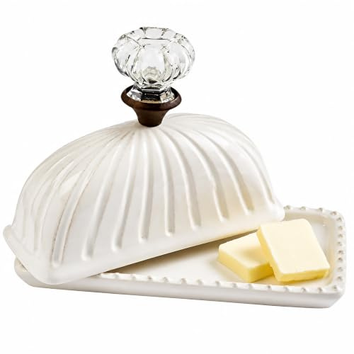 Mud Pie Door Knob Butter Dish