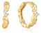 Ania Haie Damen-Creolen 925er Silber Farbstein One Size Gold 32025393