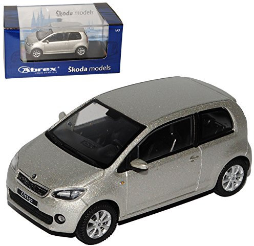 Abrex ?Koda Citigo 3 Türer Silber Leaf Ab 2012 143AB021AC 1/43 Modell Auto mit individiuellem Wunschkennzeichen