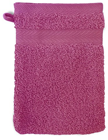 Gant de Toilette 16x21 cm Royal Cresent Rose Vin 650 g/m2