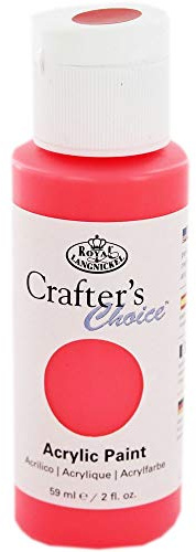 Royal & Langnickel 090672229625 Neon Scarlet Acrylic Paint - 59ml