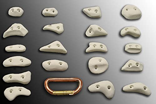 Move-it-Climbingholds Footsteps 3 (Spax) Klettergriffe XS, Farbe:schwarz
