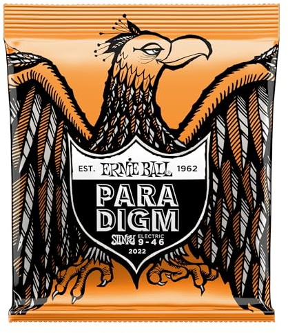 Ernie Ball Hybrid Slinky Paradigm - Cuerdas para guitarra eléctrica, calibre 9-46