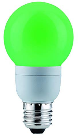 5W Paulmann 880.28 ESL Energiesparlampe Globe E27 Ø60mm Lampe Grün / Green, NEU