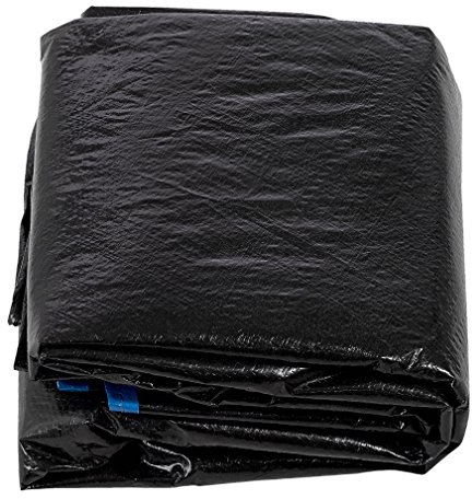 Upper Bounce Bache Protection Trampoline, Bâche Housse de Protection Imperméable Et Anti-UV Contre Le Vent Pluie pour Trampolines Ronds, Couverture de Protection Contre Les Intempéries, Noir 305 cm