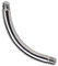 Intim Piercing gebogener Titan Stab in 1,6 x 7 mm ohne Kugeln