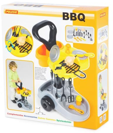 Polesie 36605 Grillset (Box) – Kochen & Spielen Spielzeug, Mehrfarbig