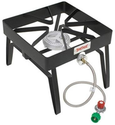 Bayou Classic Outdoor Camping Stove - Single Burner, Gas Powered, Portable Campstove