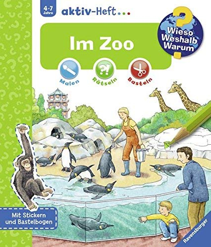 Wieso? Weshalb? Warum? aktiv-Heft: Im Zoo von Stefan Richter (Illustrator) (28. Juni 2015) Taschenbuch